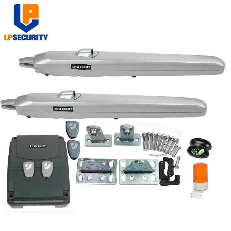 LPSECURITY 350KGS 24V DC forsee сверхмощный низковольтный двойной распашной ворот с датчиком