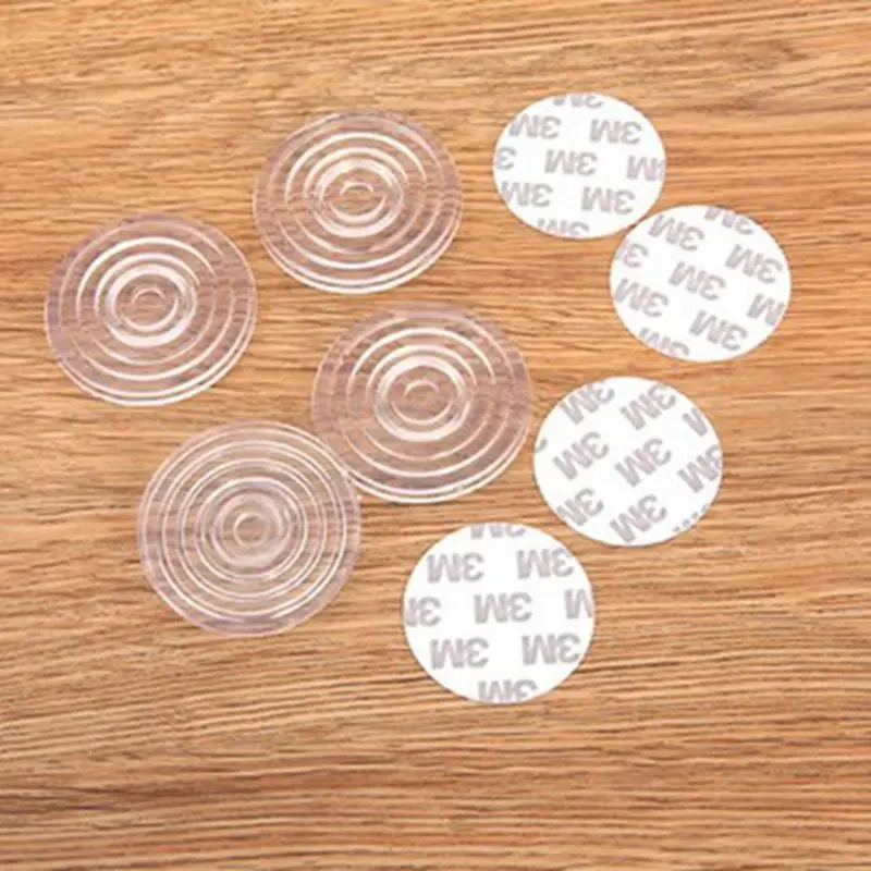

4pcs/Set Chair Leg Caps Silica Gel Feet Protector Pads Furniture Table Covers Round Bottom Non Slip Cup For Chairs