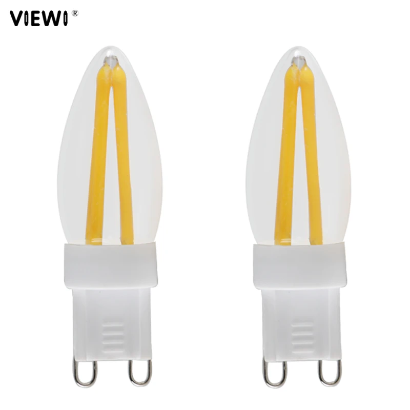 5 шт. Светодиодная лампа bombillas cob spotlight candle light G9 E14 диммер стеклянная оболочка 110 В 220
