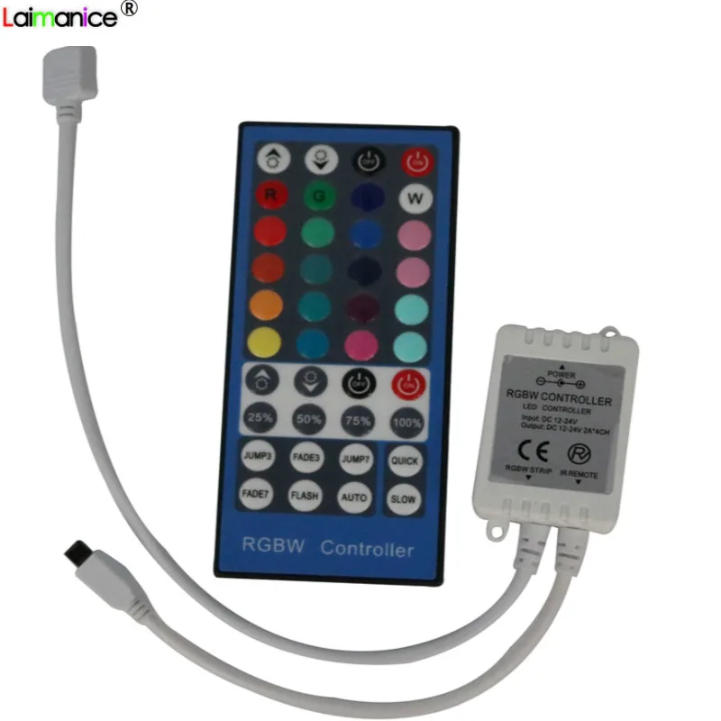 40Key мини RGBW контроллер Диммер с 40 клавишами ИК пульт дистанционного управления