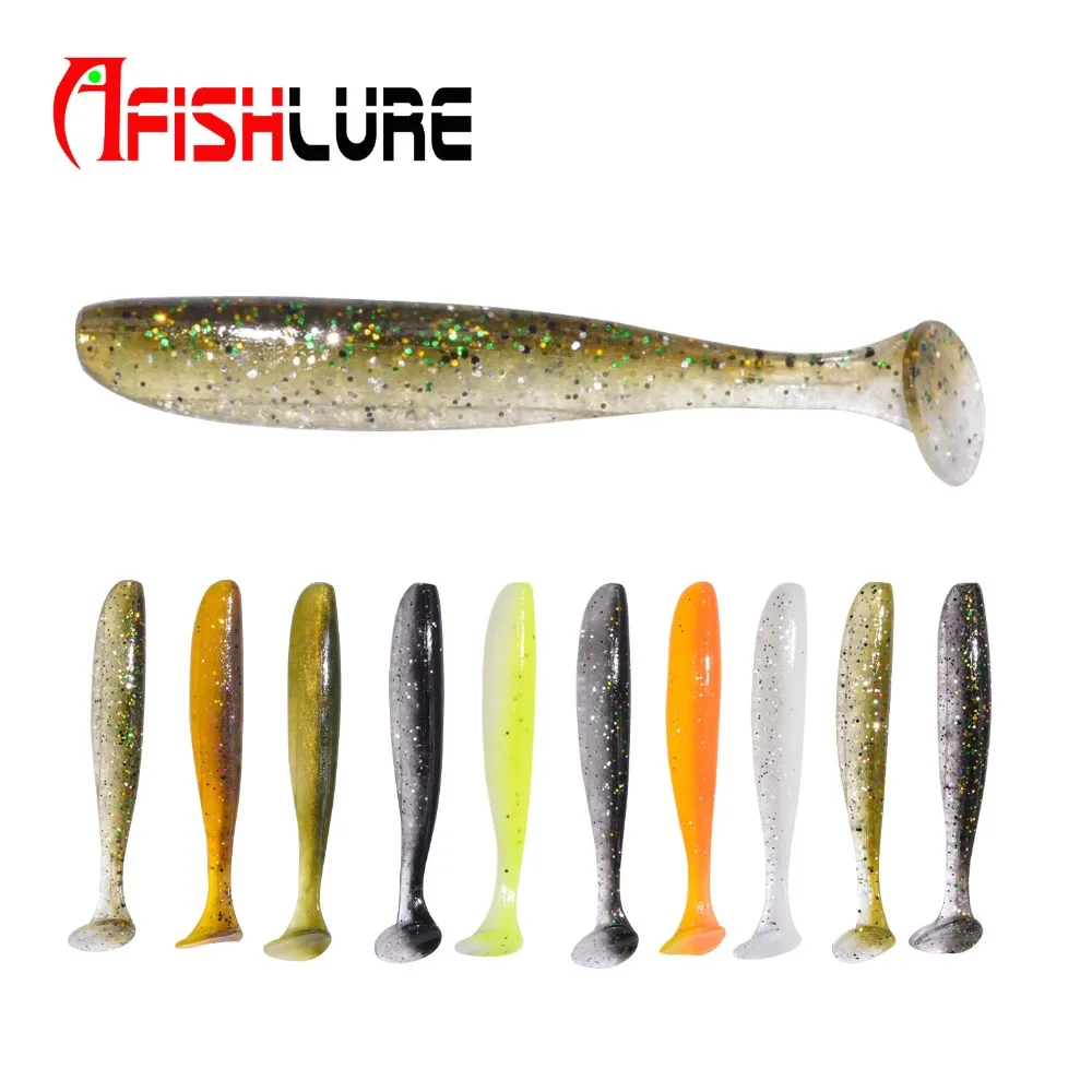 10 шт. Easy Shiner от Мягкая приманка 68mm2.3g t хвост рыболовные приманки Шад Пластик