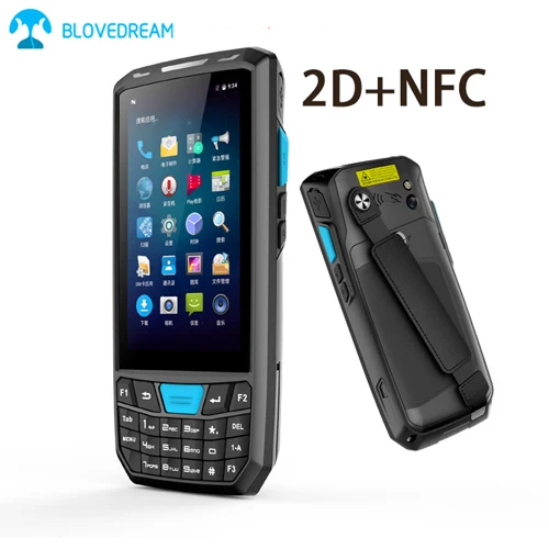 Сенсорный экран android Ручной pda машины сканер штрих-кода qr код 1d 2d устройство