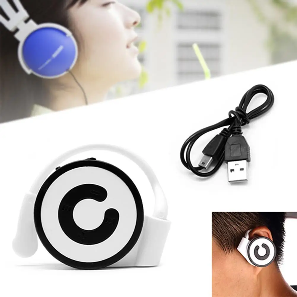 Конфеты цвета MP3 музыкальный медиаплеер Mini USB Заушник TF карта плеер черный |