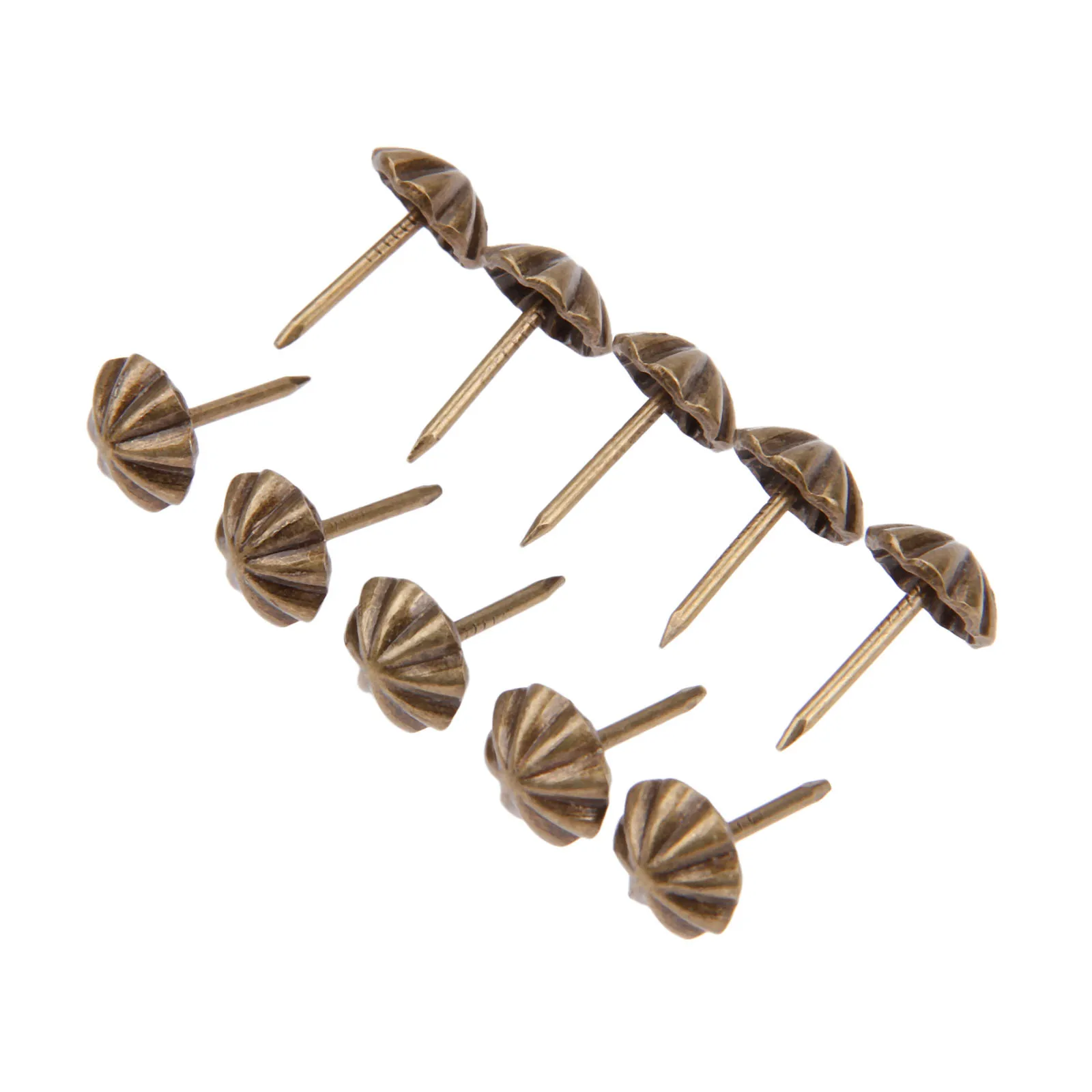 100 шт античные бронзовые обивочные гвозди для ювелирных изделий подарок коробка
