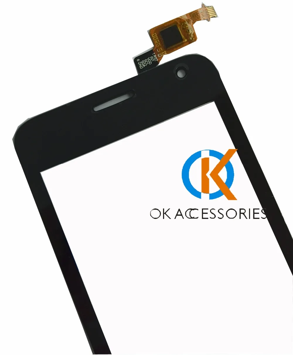 Сенсорный экран с дигитайзером для Alcatel One Touch Pixi First OT 4024 OT4024 OT-4024 OT4024D 4024X черный |