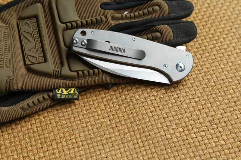 DICORIA Falcon flipper складной нож M390 лезвие Titannium ручка тактический шарикоподшипник Открытый Кемпинг дрели Ножи EDC инструменты