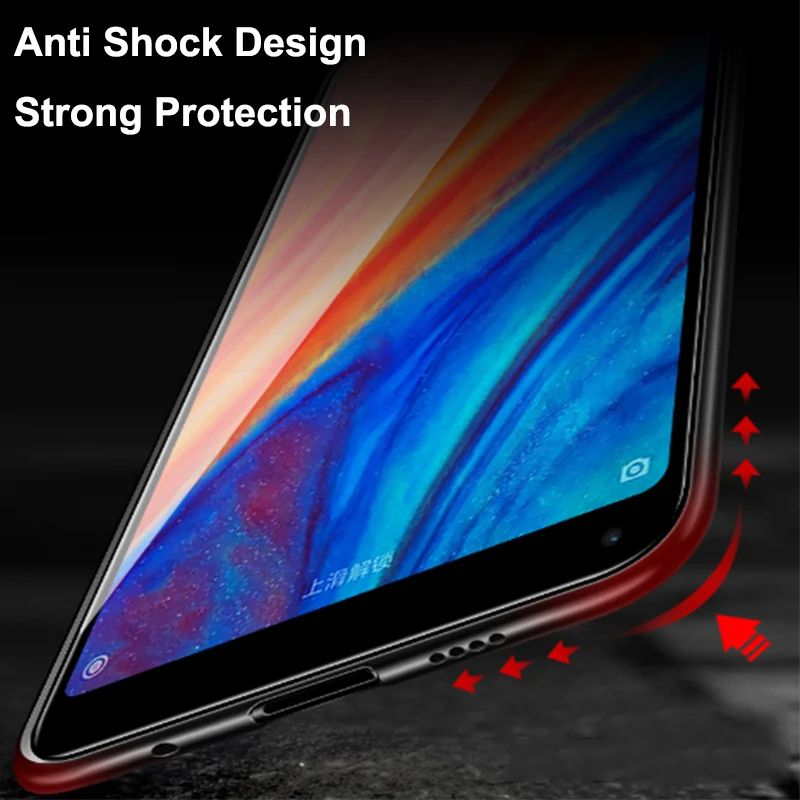 Чехол для xiaomi mi x 3, чехлы для телефонов mi x3, жесткий чехол из закаленного стекла для xiaomi mi x 3, мягкая силиконовая рамка, защитный чехол