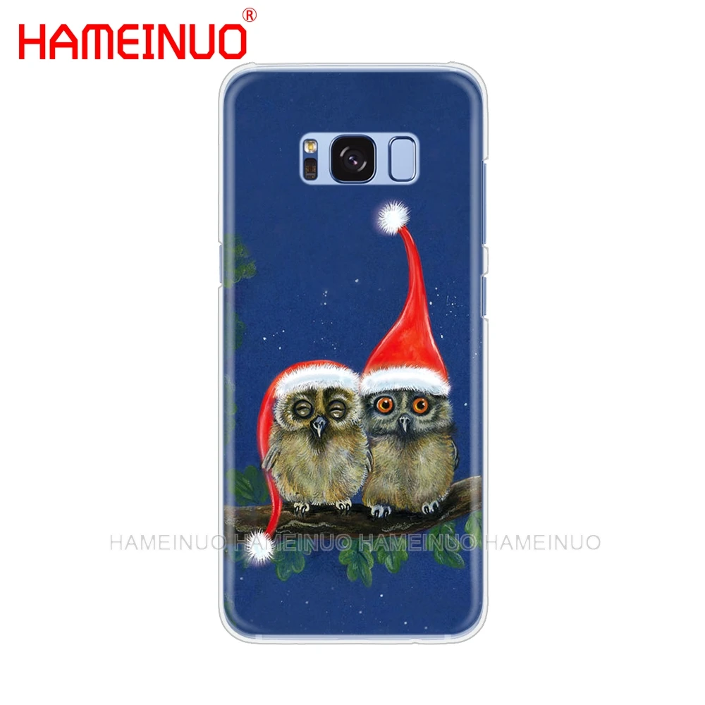 HAMEINUO милый Рождественский зимний новогодний чехол для сотового телефона Samsung Galaxy
