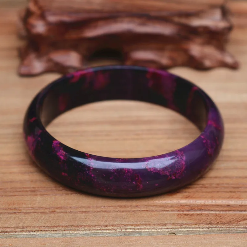 

Cheapest High Quality Chinese Peach Blossom Bangle Plum Blossom Flower Bangles Bracelet Gift for Women Jades Jewelry