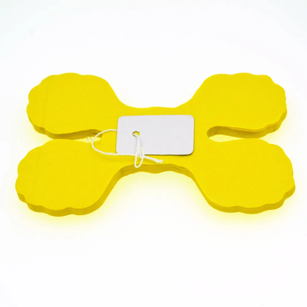 PDL0063 yellow 6 Бумажные гирлянды, четыре листа клевера цветок Гирлянда 3,6 м вечерние свадебные 1-й день рождения ребенка душ корабль оригами листы папиросной бумаги - Цвет: PDL0063 yellow 6