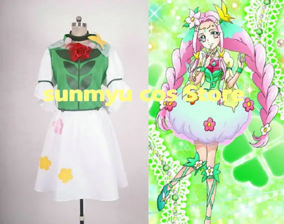 

Костюм для косплея Maho Girls Precure!Hanami Kotoha Ha-chan Cure Felice, размер на заказ, Хэллоуин, оптовая продажа