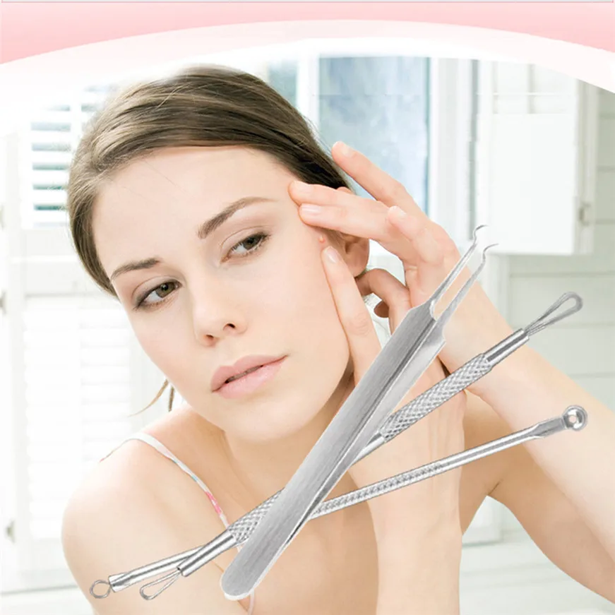 3 шт. набор инструментов для удаления чёрных точек на лице|extractor tool|extractor acneextractor