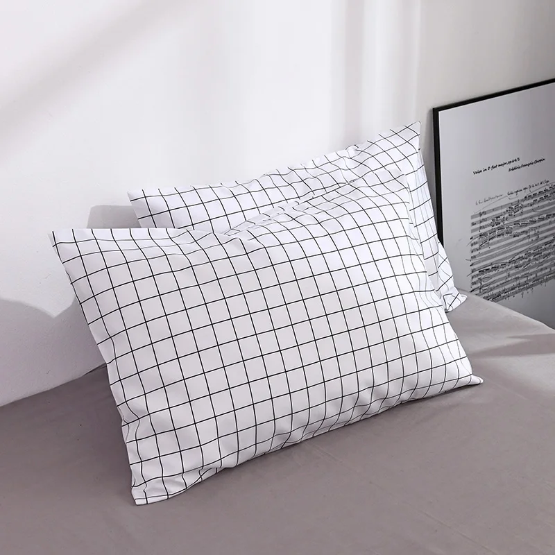 Bonenjoy, белый плед, пододеяльник, набор, queen King size, постельные принадлежности, скандинавские, полосатые, односпальные, постельное белье, двойной размер, постельное белье и постельные принадлежности