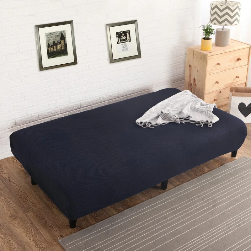 Вязаное покрывало для дивана полноразмерное без подлокотника эластичная ткань