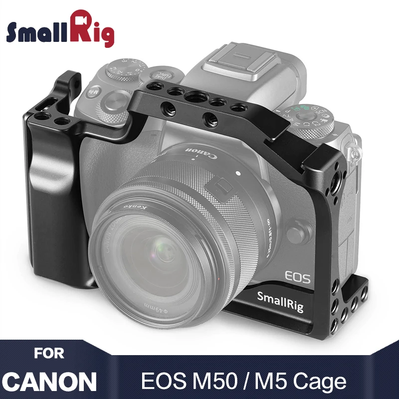 Клетка для камеры SmallRig M50 для Canon EOS M50/для Canon M5 для Vlog W/Nato Rail Холодный башмак крепление для видеосъемки 2168