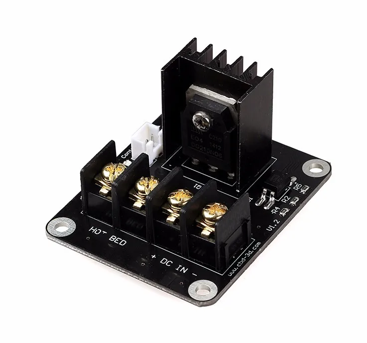 Fast Free Ship 5PCS/LOT High power hot bed module MOS tube power extension large current 3D printer accessories Fast Free Ship 5PCS/LOT High power hot bed module MOS tube power extension large current 3D printer accessories
