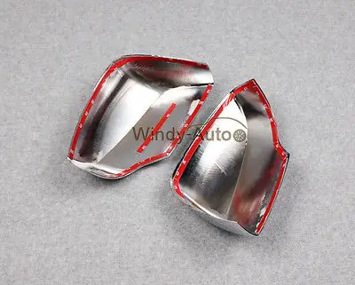 Хромированный боковой Чехол для зеркала заднего вида подходит Subaru Outback 2015 2016 207|trim