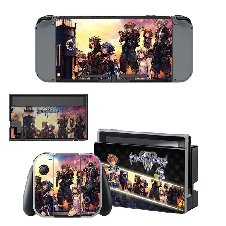 Nintendo switch Skin kingdom hearts Vinilo наклейка s NAND Switch Skins наклейка для nintendo Switch Console Joy-Con Dock