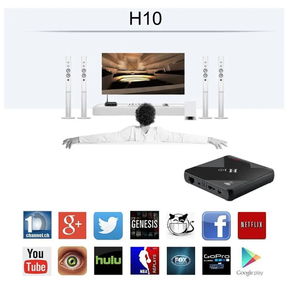 H10 tv BOX 6k HD H6 чип Android 9,0 коробка# CW