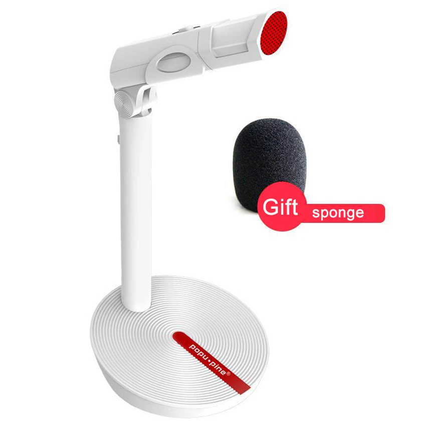 

Popu Pine UK USB Wired 3.5mm Condenser Microphone for Computer Laptop Recording Gaming Podcasting Audio Studio Vocal