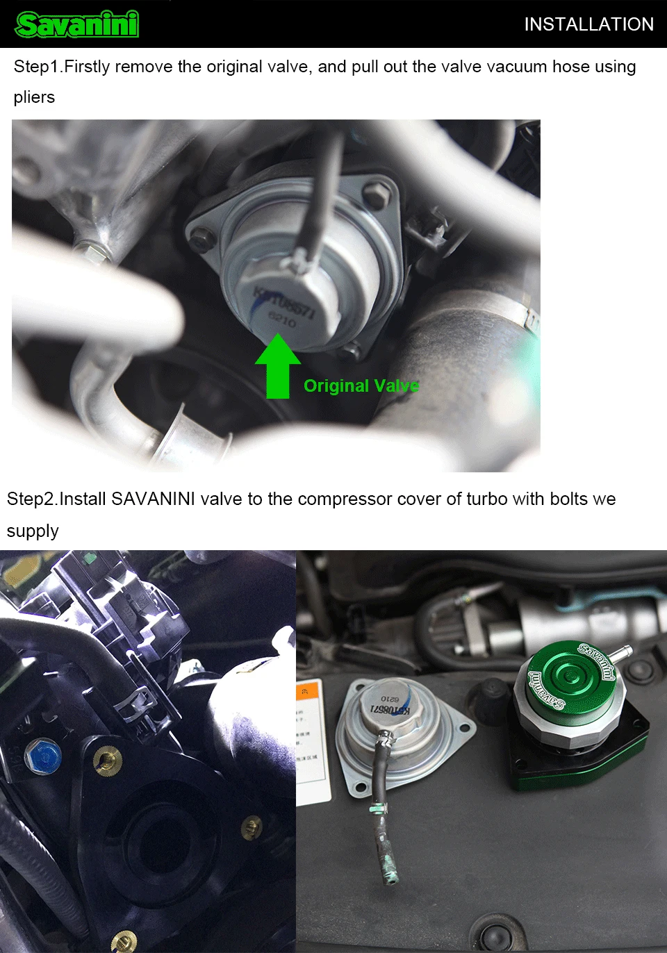 Алюминиевый сплав цельный предохранительный клапан для двигателя Honda Civic и Jade 1,5 T. Savanini высокого качества
