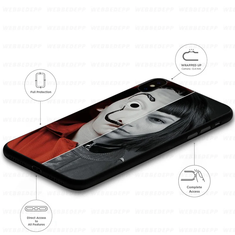 Мягкий чехол Money Heist La Casa De Papel для Huawei Mate Honor 20 6A 7A 7C 7X 8 9 9X 10 View Lite Pro 30 |
