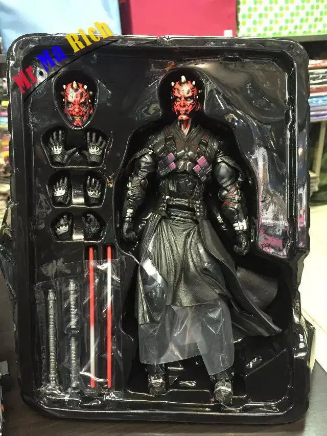 Playarts Kai Darth Maul Star Wars: The Force Awakens Pa фигурка Коллекционная модель игрушки с коробкой |