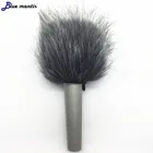 Наружная непродуваемая Крышка для микрофона из искусственного меха с изображением мертвой кошки, диаметр 5 см