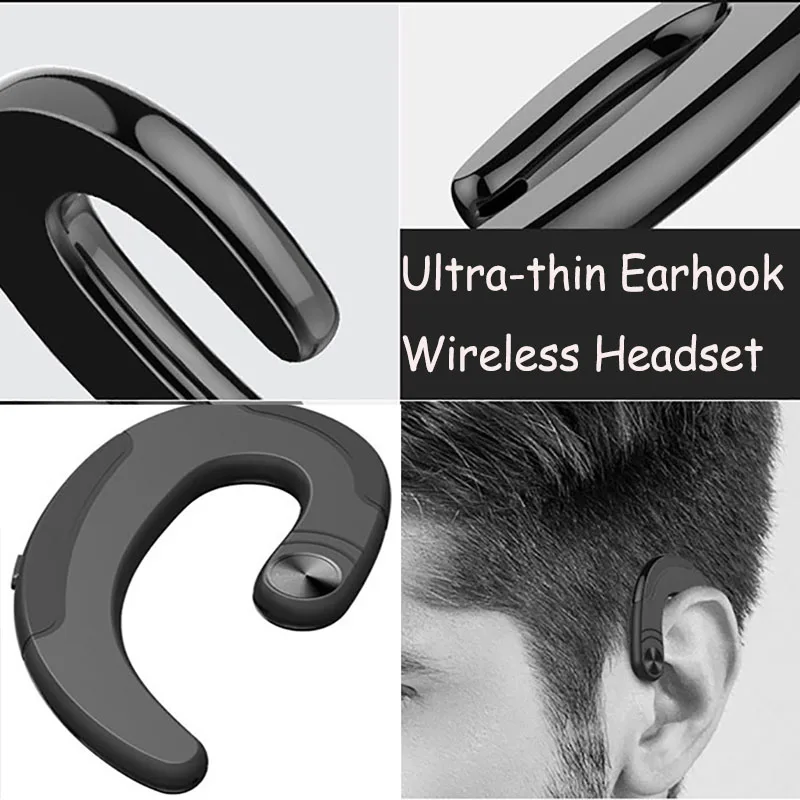 Мини Bluetooth наушники Беспроводной наушников ультра-тонкий крючок стерео