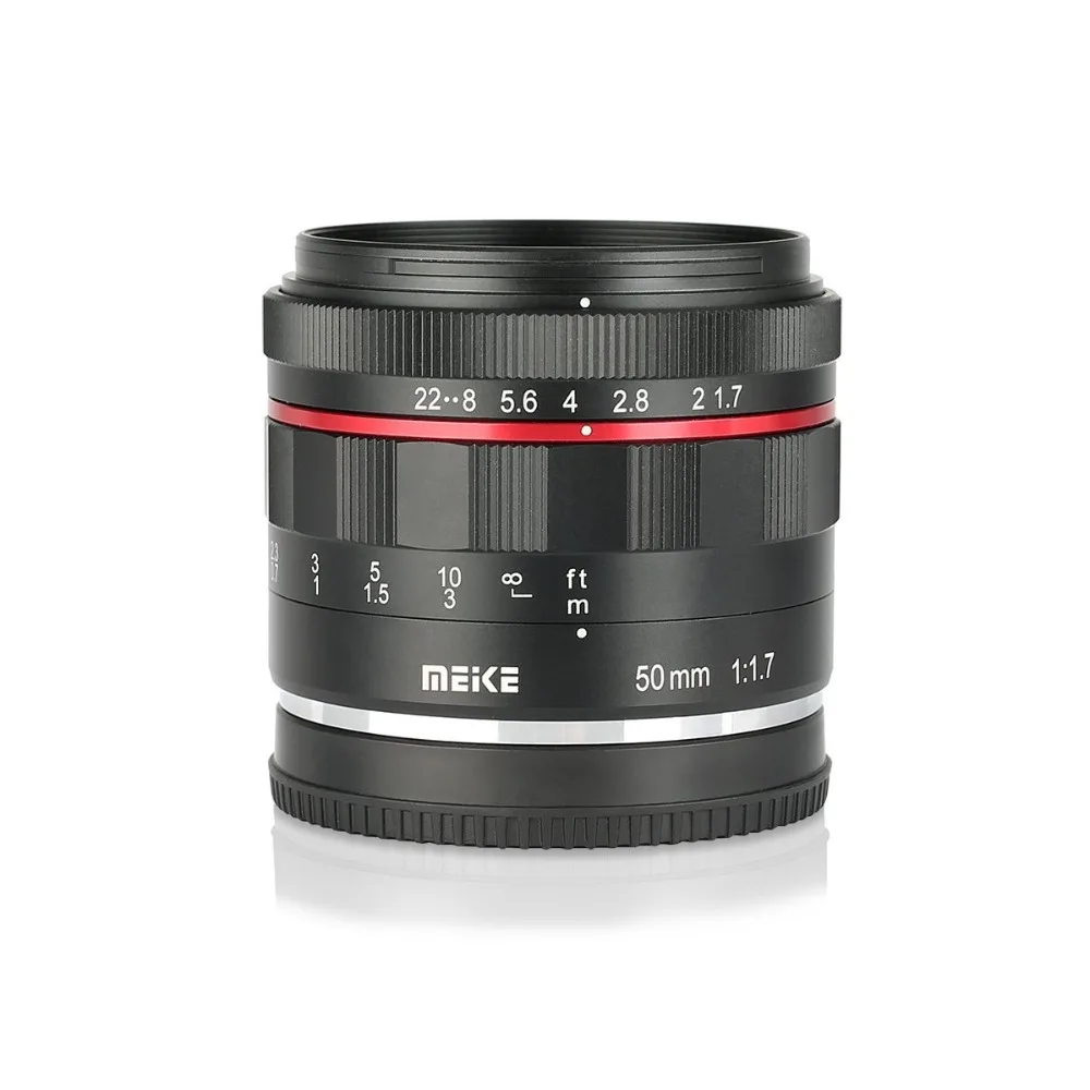 Meike 50 мм F1.7 объектив с ручной фокусировкой для Sony E-mount полная рамка беззеркальная
