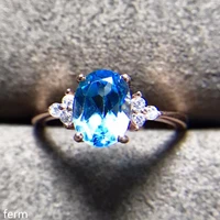 kjjeaxcmy fine jewelry the new 925 pure silver ring with natural topaz is highly recommended