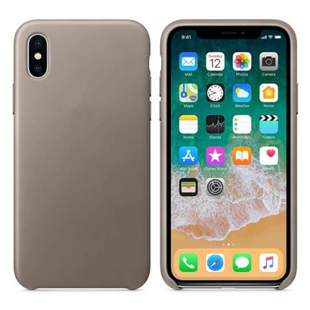 Роскошный кожаный чехол для iPhone XR XS MAX X 7 8 7 Plus 8 Plus
