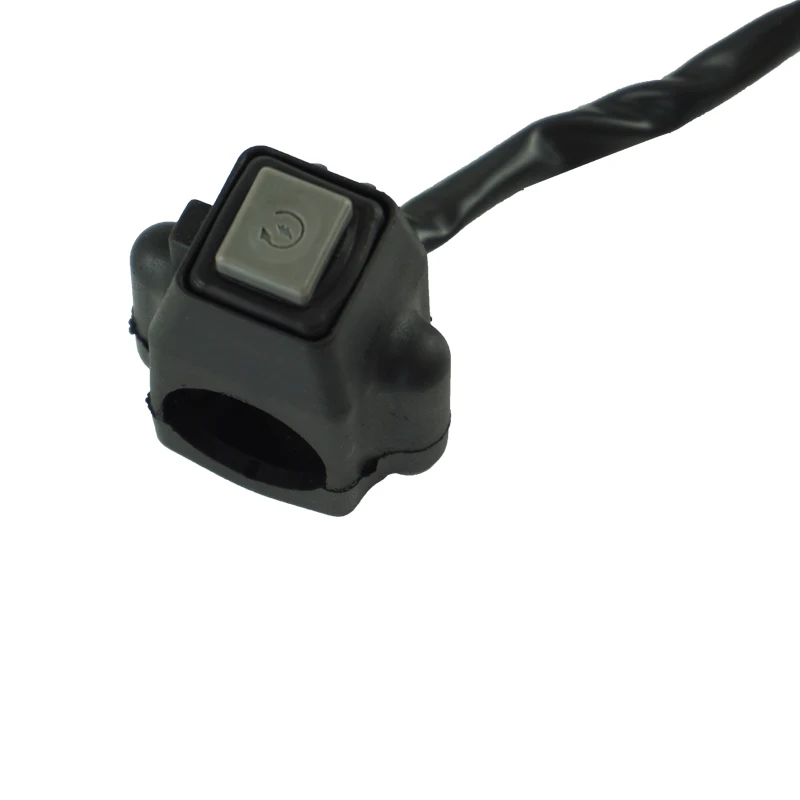 Gray 7/" кнопка включения зажигания мотоцикла с квадратным разъемом cannula для Yamaha Honda Мотоцикл ATV Dit велосипед - Цвет: Gray