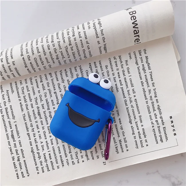 Милый мультяшный Bluetooth беспроводной Чехол для наушников для Apple AirPods Air pods 3D силиконовые наушники для зарядки защитный чехол - Цвет: 7