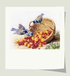 

Needlework,DIY Cross Stitch,Sets For Embroidery kits,11CT&14CT&16CT,TTits and cherries