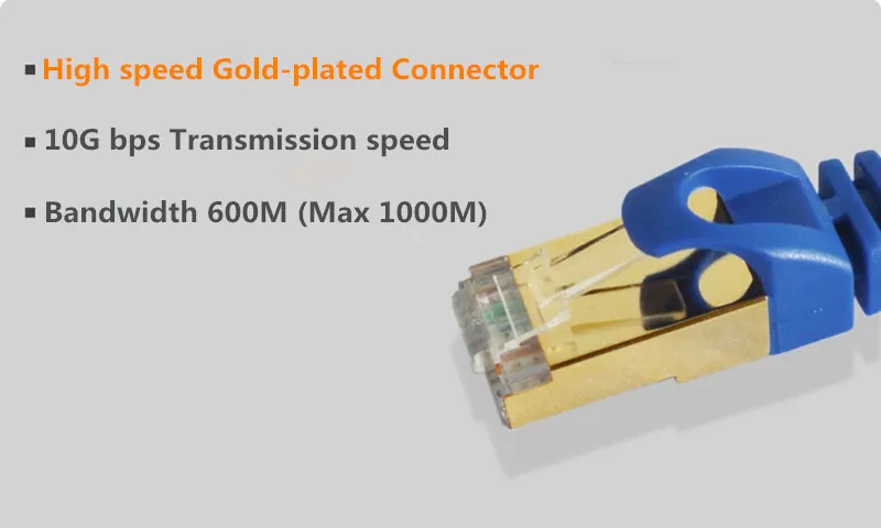 Шикарный-E высокая скорость CAT7 stp ethernet RJ45 Патч LAN Сетевой кабель 1 м 2 3 5 8 10 15 20 для
