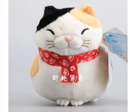Бесплатная доставка 4 вида стилей кошка Hige Manjyu Maekake 18 см плюшевая игрушка Kawaii