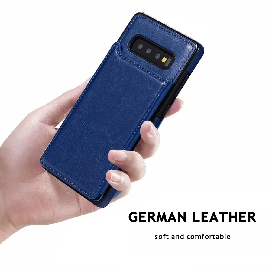 VALAM samsung S10 S10plus деловой откидной Чехол для samsung S7 S7edge S8 S9plus Грязезащищенная бумажник чехол анти стук для Note 8 9