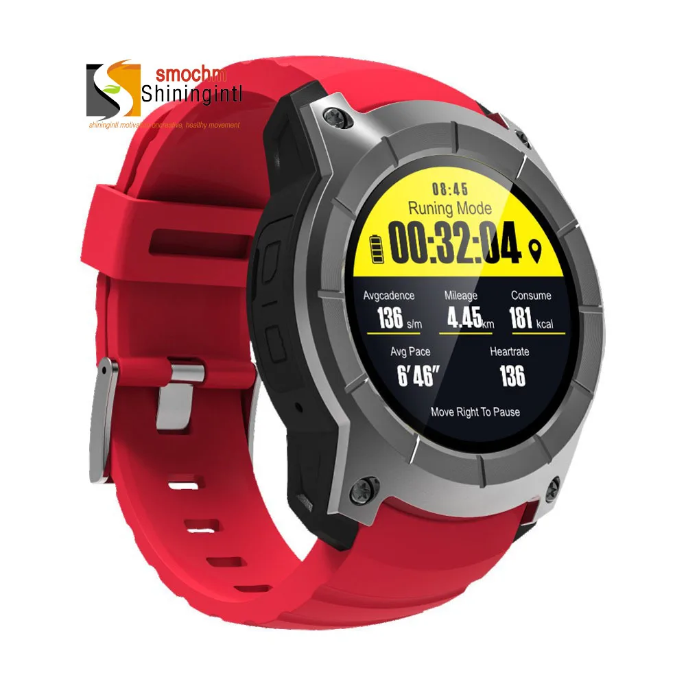 Smochm Bluetooth GSM MT2503 gps Спорт на открытом воздухе отслеживание часы монитор сердечного