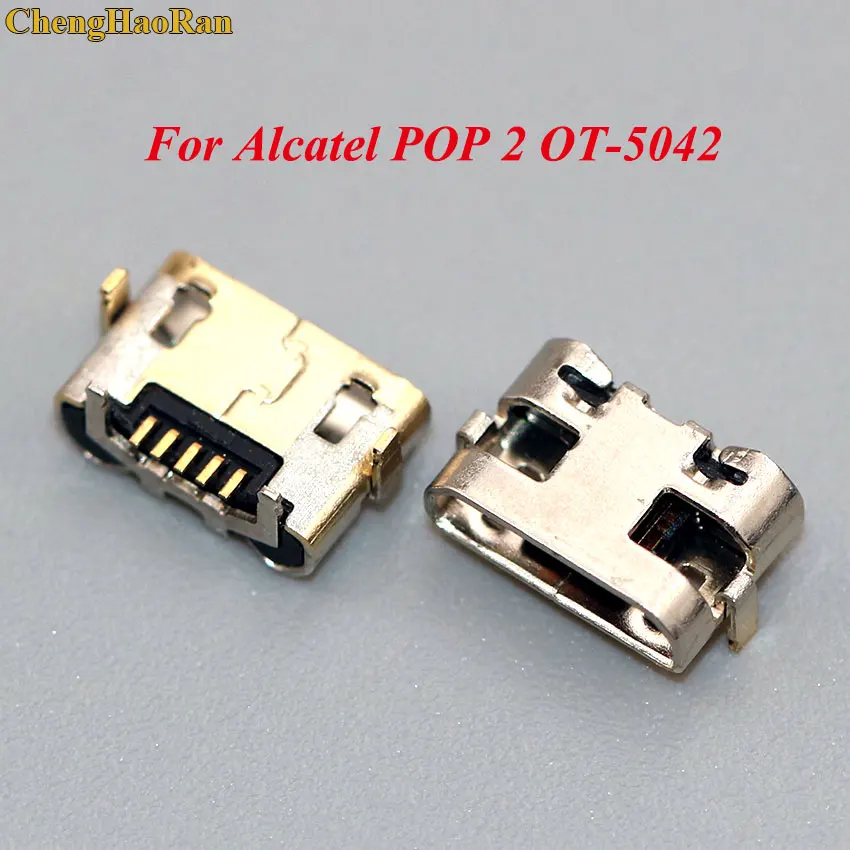 ChengHaoRan 2 10x для Alcatel POP OT 5042 микро USB разъем порта|Соединители| |