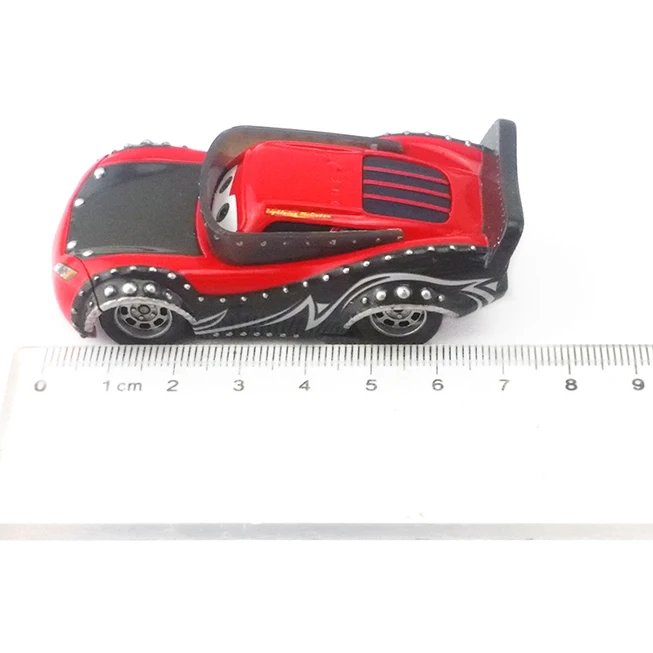 Disney Pixar Cars Gold Dinoco синий черный полицейский Молния Маккуин литой игрушечный автомобиль для детей 1:55 Свободный бренд и