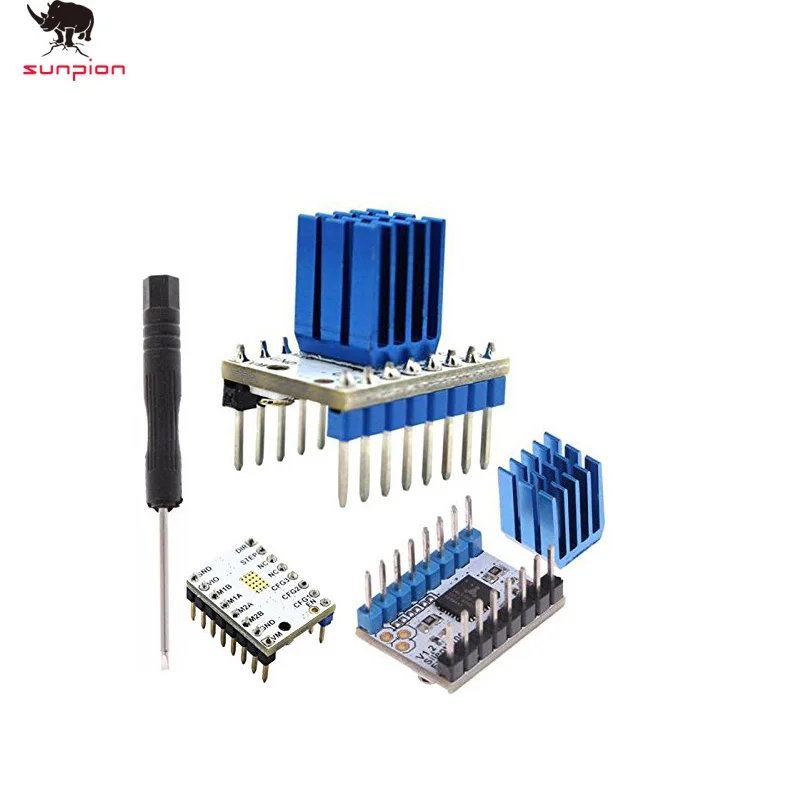 Шаговый двигатель TMC2100 V1.3 бесшумный драйвер StepStick тихая Отличная защита