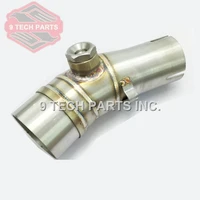motorcycle exhaust middle pipe stainless steel muffler link pipe middle section adapter pipe for kawasaki er6n