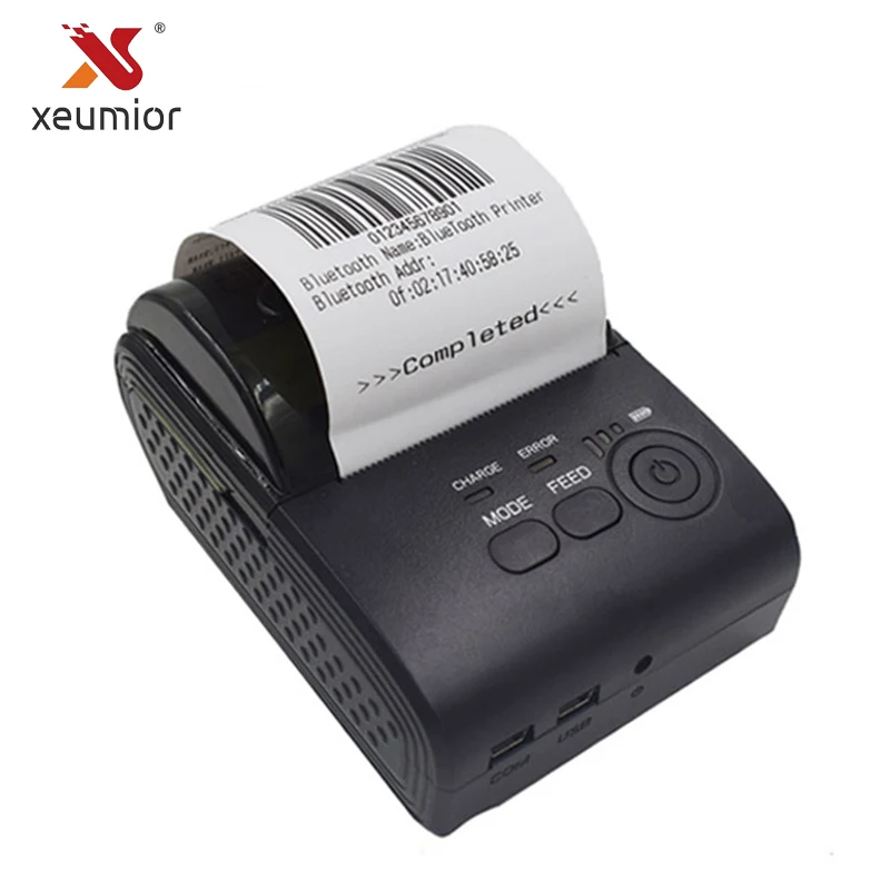 USB Портативный Термальный чековый принтер Android Мини билетов беспроводной 58 мм