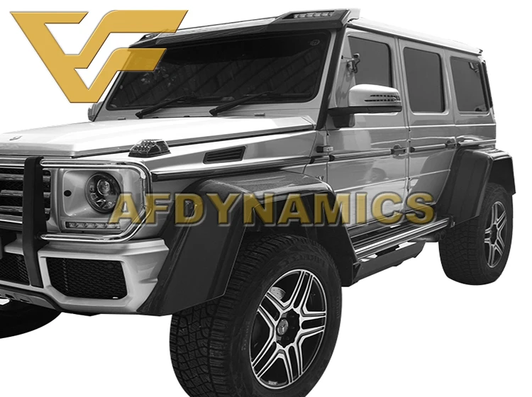 Подходит для 1990- W463 G350 G500 G63 G65 4x4 поверхность из углеродного волокна широкие арки крыла