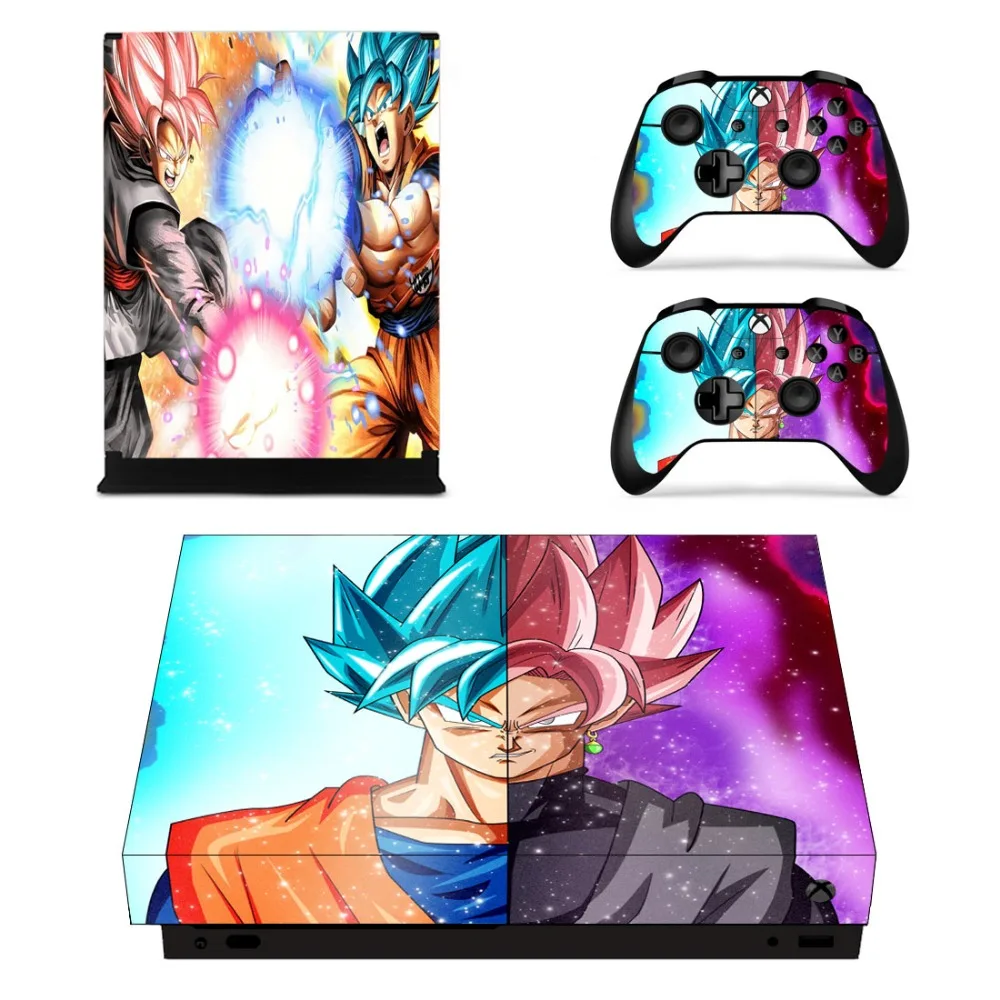 Dragon Ball Super Z Faceplates Skin Console & Controller Decal Stickers for Xbox One X + Sticker | Электроника