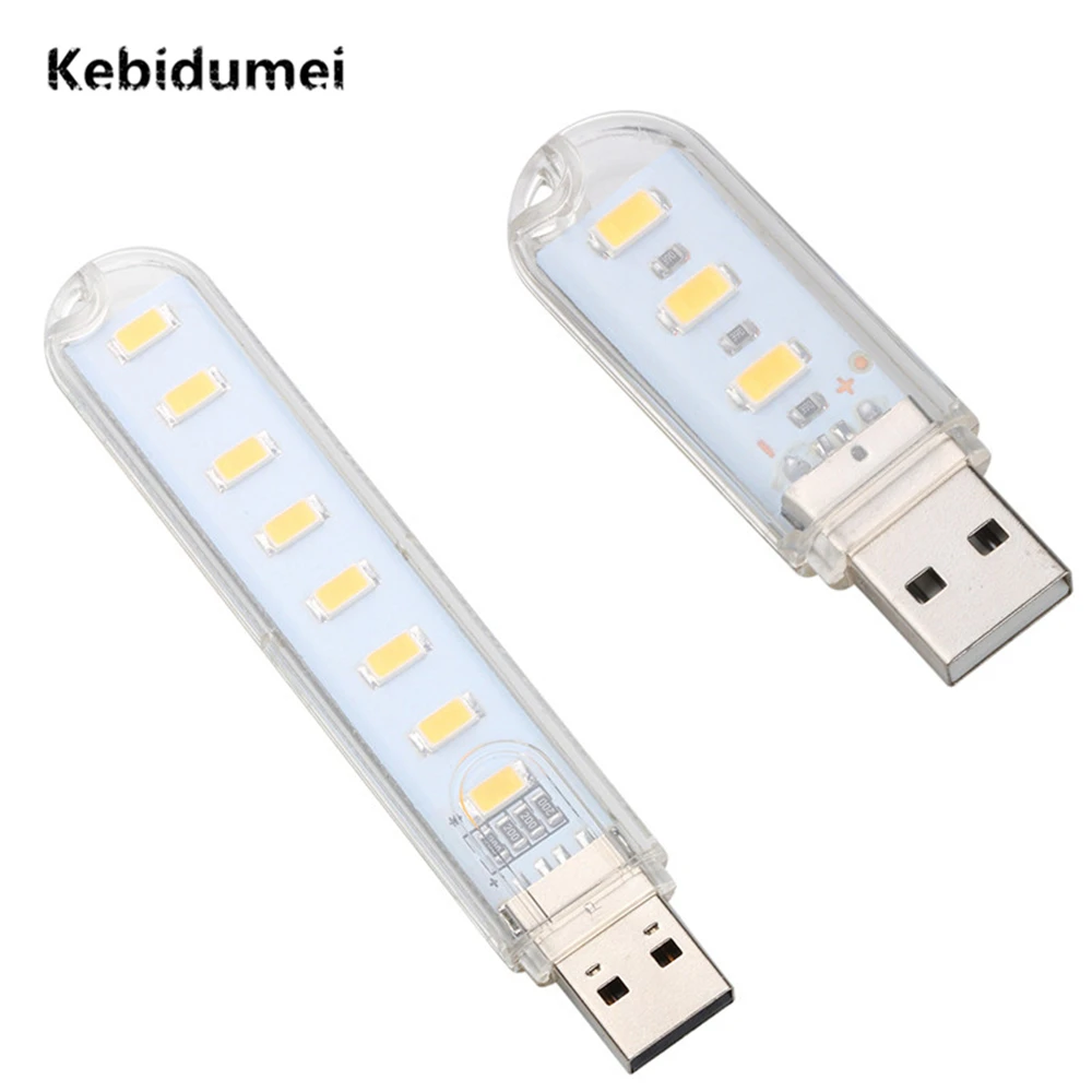 Светодиодный ночник Kebidumei с USB настольная лампа для чтения 3 светодиосветодиодный
