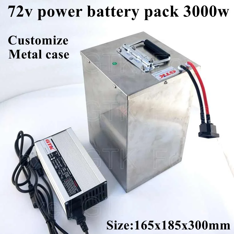 Стальной корпус большой емкости 72v 50Ah Li Ion аккумулятор bms для инвертора солнечной
