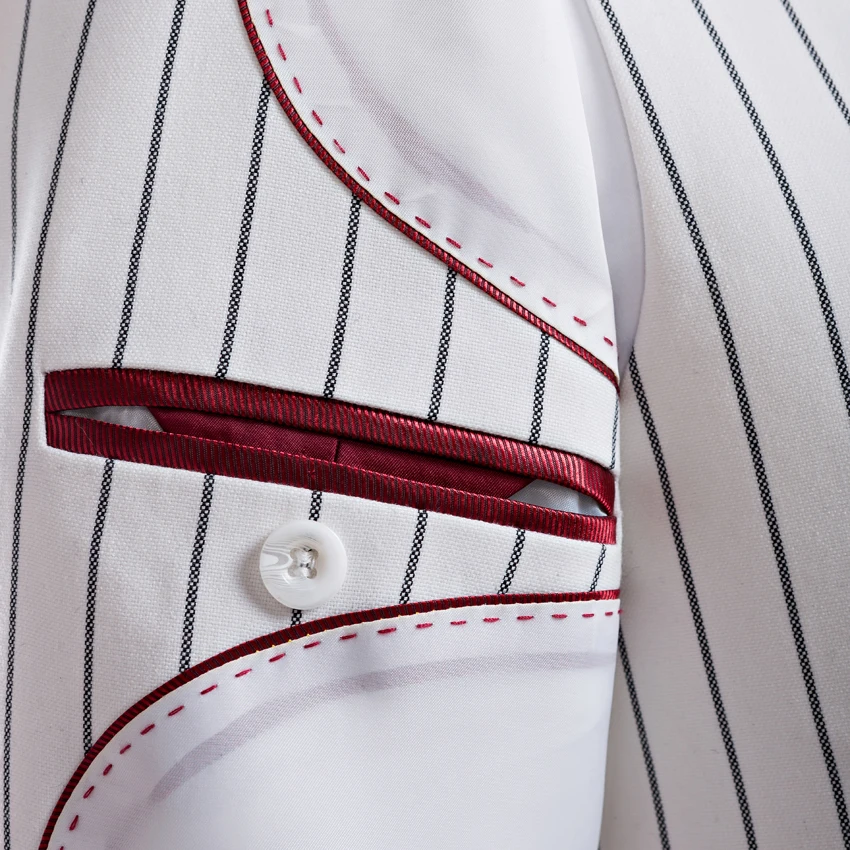 2021 мужские костюмы смокинги в полоску из ткани для жениха костюм шафера