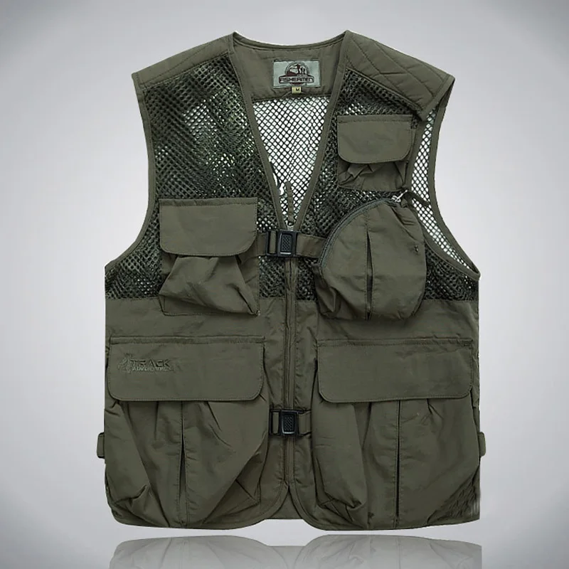 Многофункциональный рыболовный жилет chaleco с несколькими карманами для